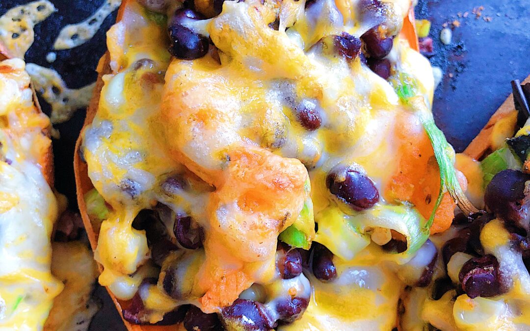 Taco Stuffed Sweet Potatoes ( Weekly Kitchen Chronicles)